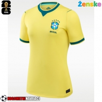 Ženske Nogometnih dresov Brazilija Domači SP 2026 Kratki rokavi